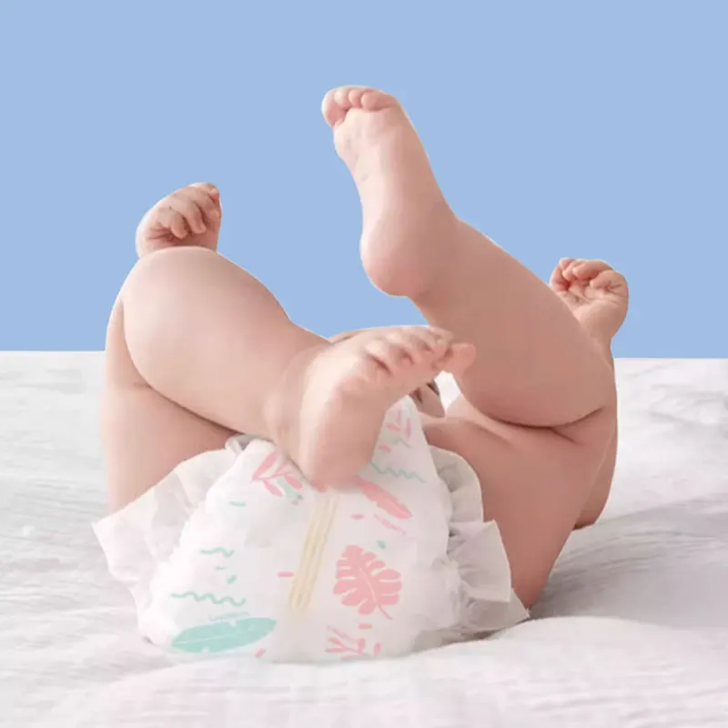 Baby in diaper—Non-Toxic.