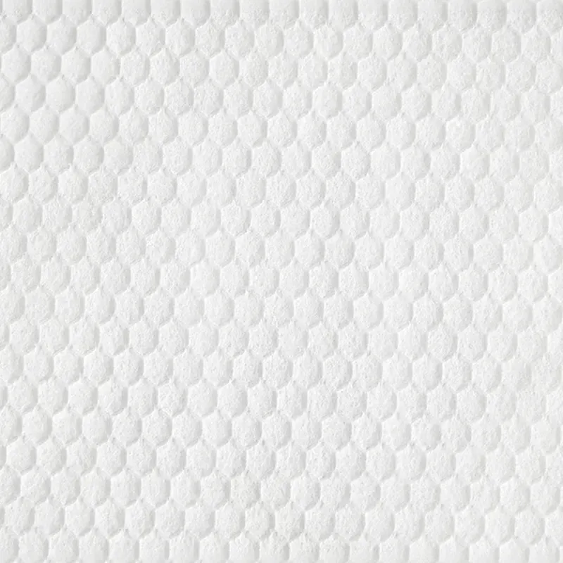 Baby diapers non woven Emboss swatch — fine grid pattern
