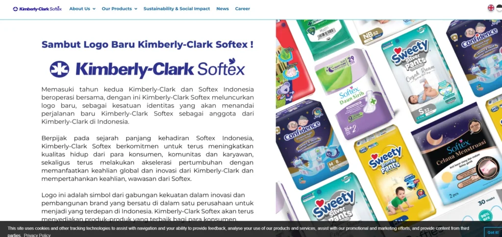 2.印度尼西亚Kimberly-Clark Softex Indonesia (PT Softex Indonesia)