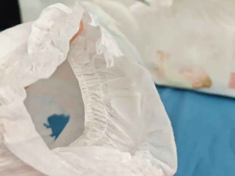 Overnight-absorption diaper designed to keep baby dry all night