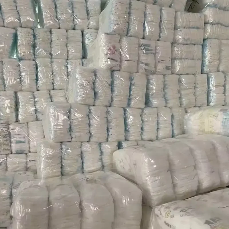 Mixed lots of shrink-wrapped diaper bales used to explain pricing and allocation