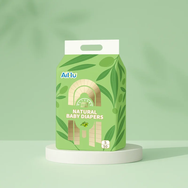 包装带展台（Natural Baby Diapers)