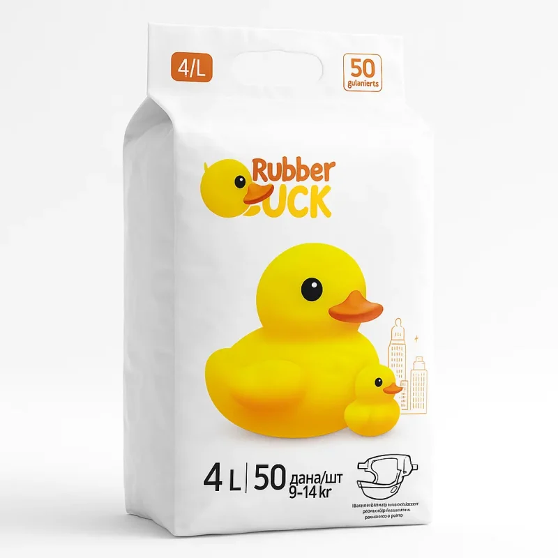 Single Rubber Duck pull-up pack close-up, brand and model visible